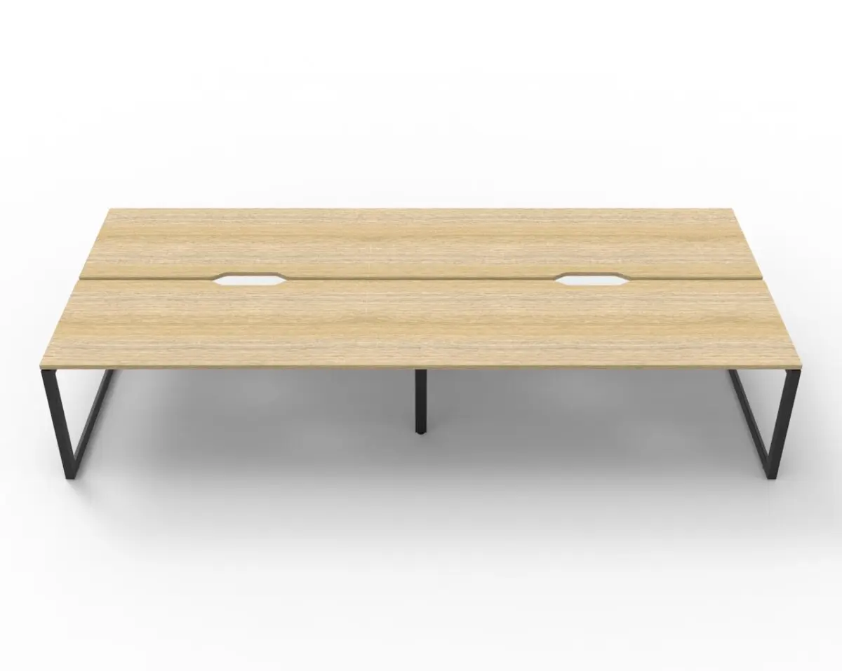 Deluxe Loop Leg Double No Screen – IOF – Ideal Office Furniture Solutions