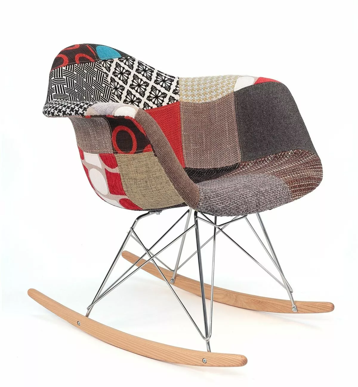 Replica Eames RAR Rocking Chair Fabric IOF Ideal Office Furniture Solutions