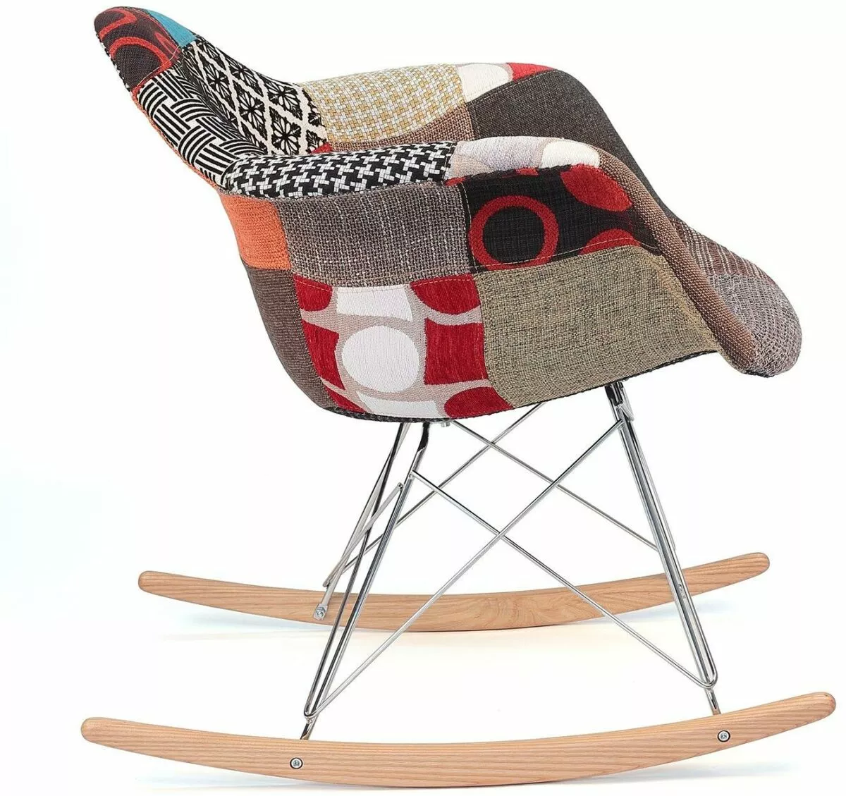 Replica Eames RAR Rocking Chair Fabric IOF Ideal Office Furniture Solutions