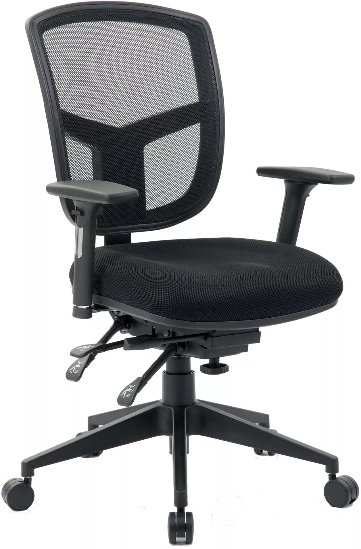 Chilli 4 Leg Chair With Arms – IOF – Ideal Office Furniture Solutions