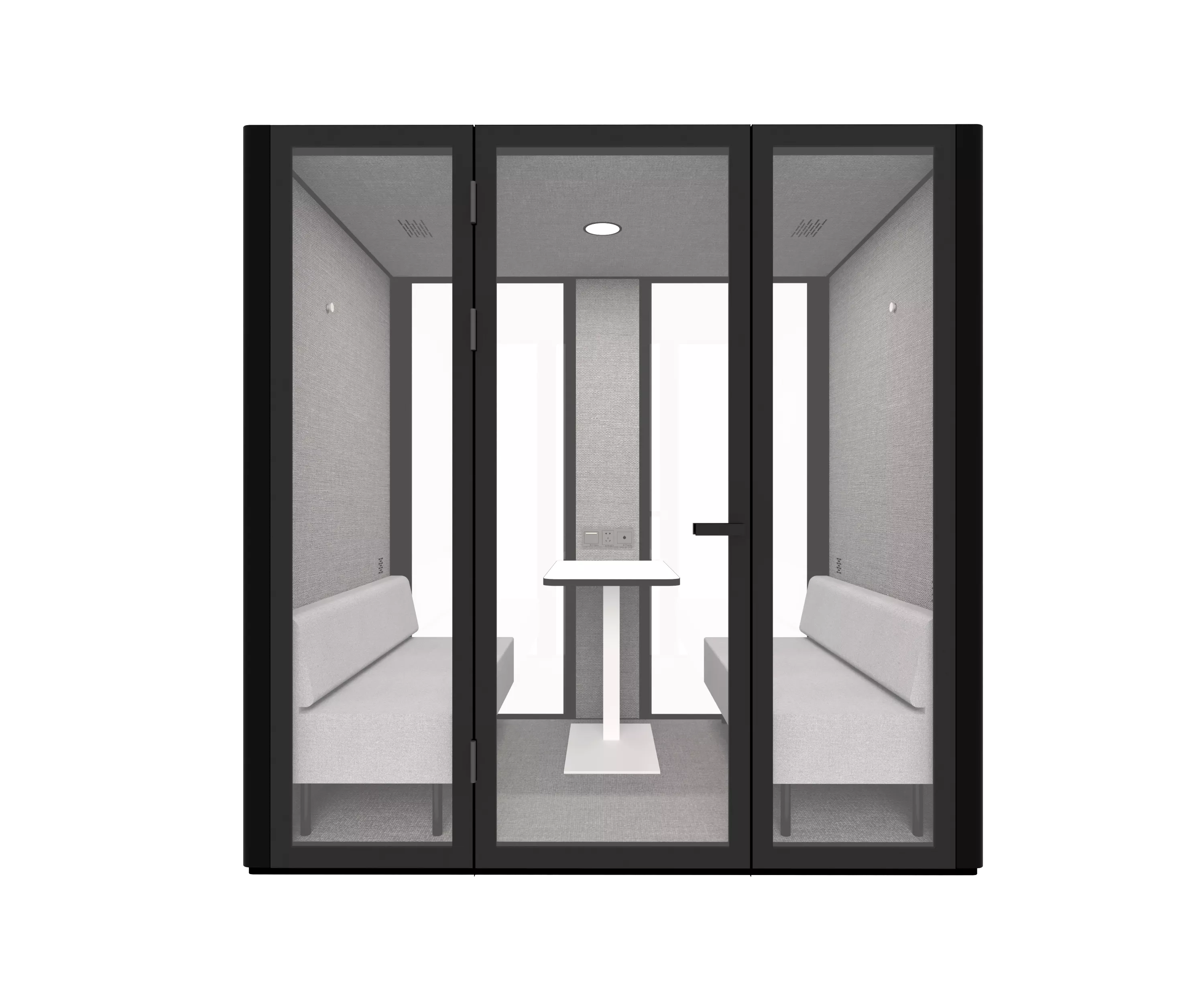 B.Quiet Meeting Pod 2 - 4 Person Booth