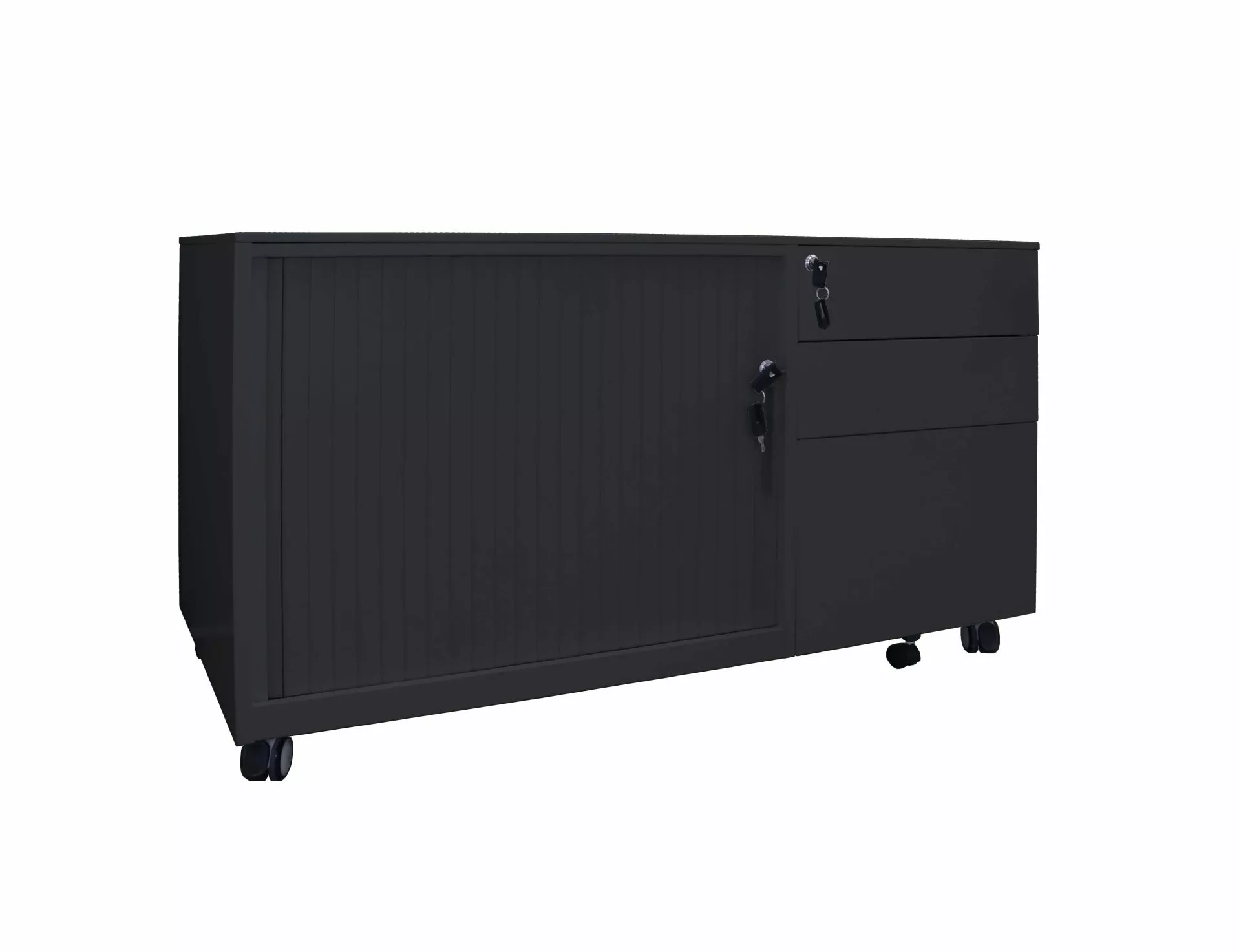 GO Steel Mobile Caddy -  Left Tambour Door