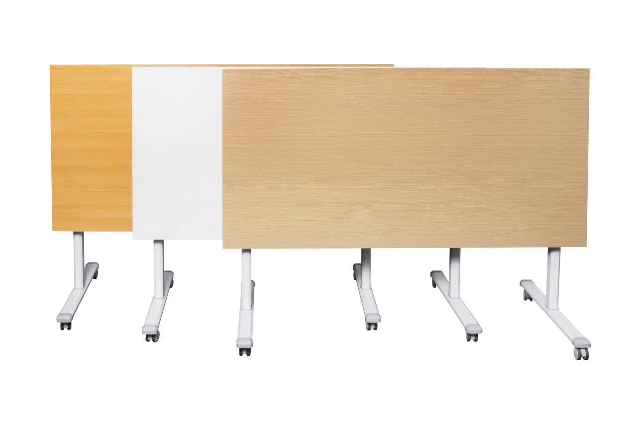 Classroom Mobile Flip Table on Wheels