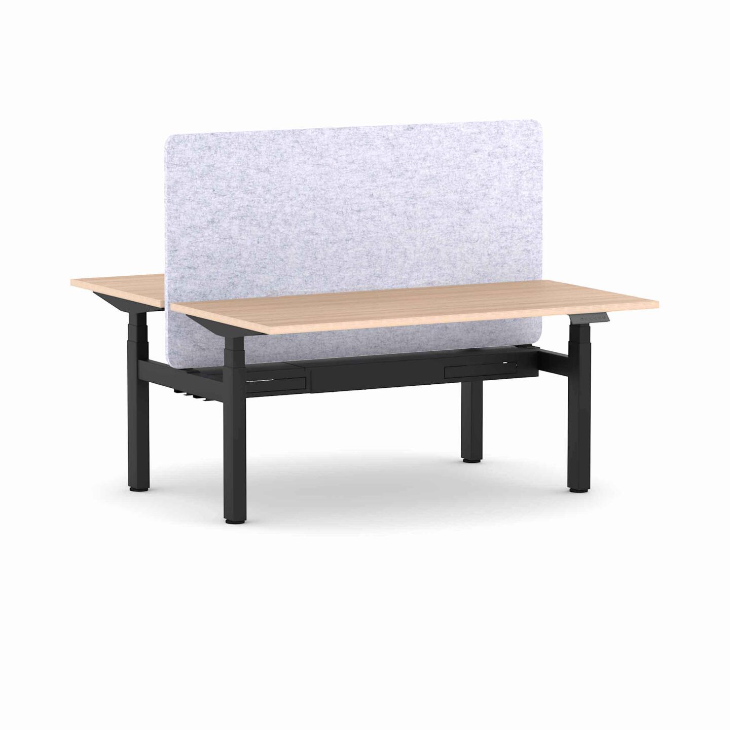 Klass 3C/2M Electric 2-User Double-Sided Workstation with AcoustiQ Screen