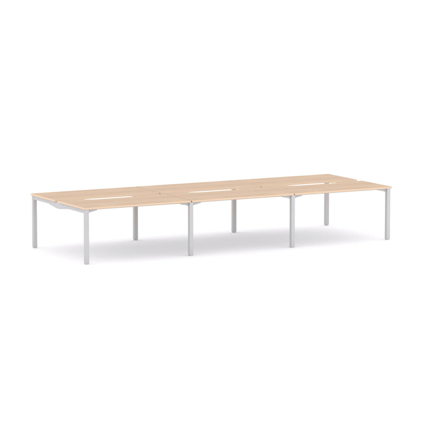 Axis Stretch 6-User Double-Sided Workstation
