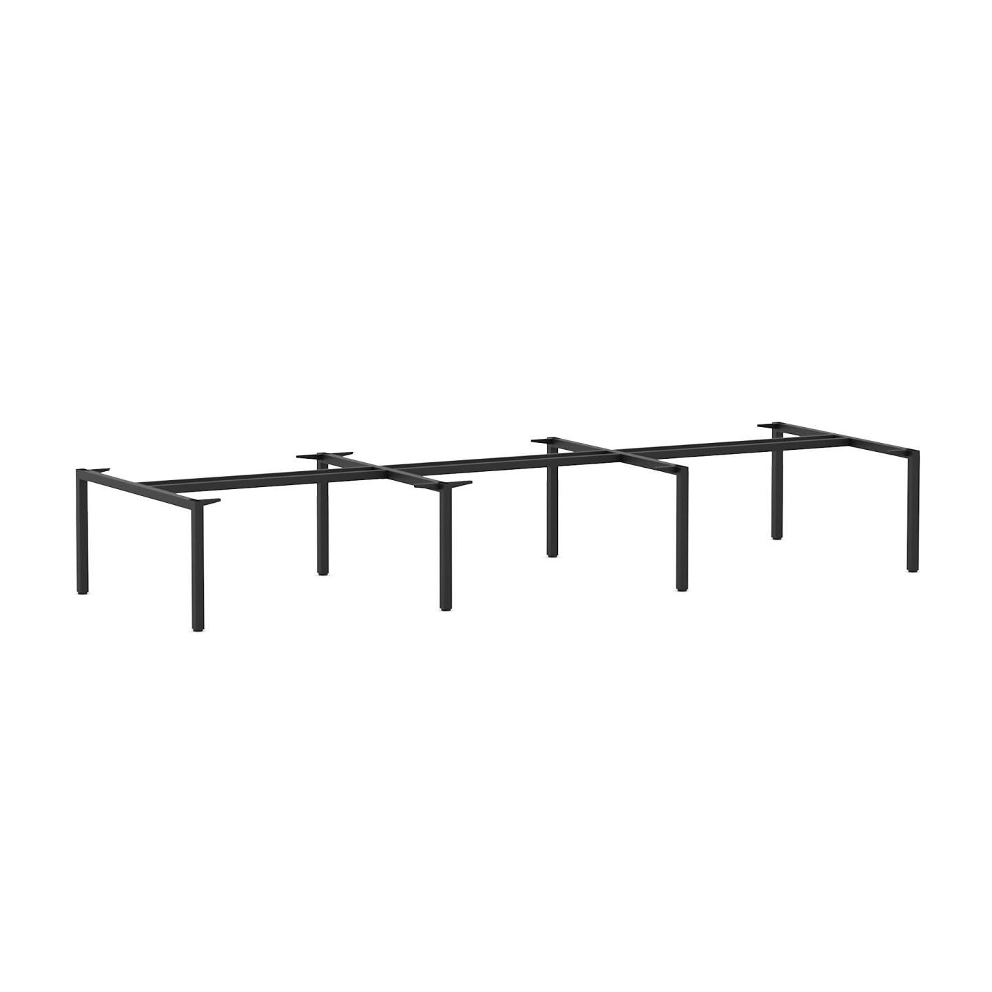 Axis 6-User Double-Sided Workstation - Frame Only