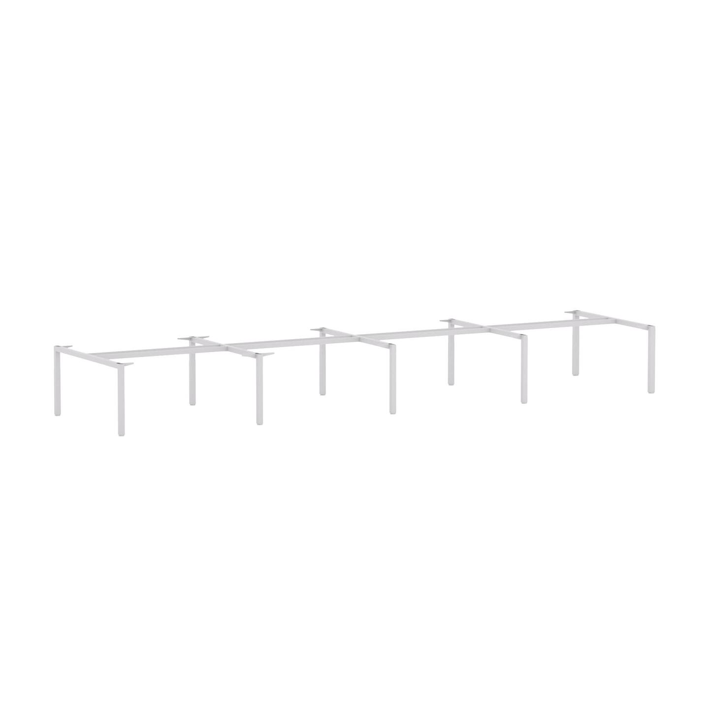 Axis 8-User Double-Sided Workstation - Frame Only