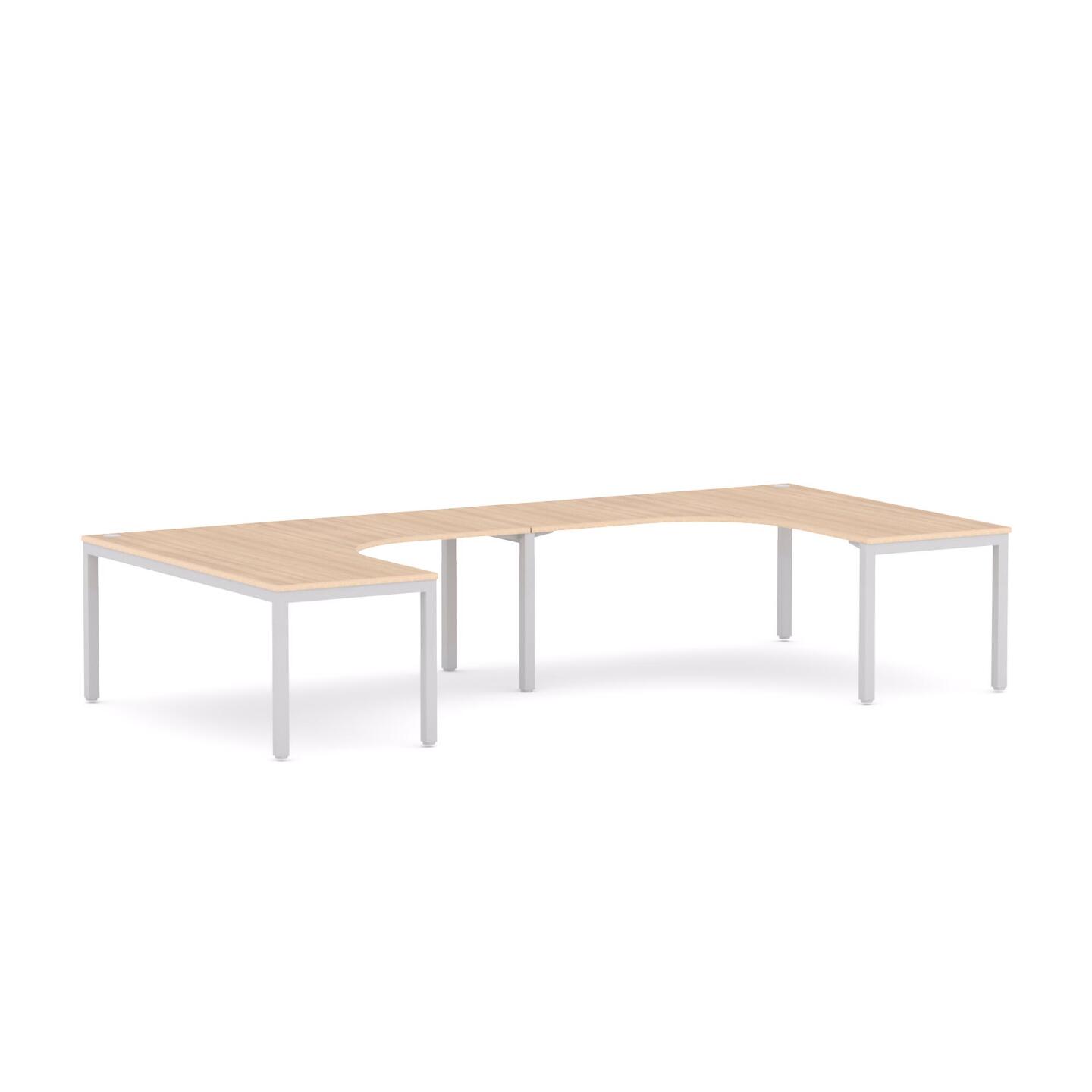 Axis 2-User 90° Workstation (U-Layout)